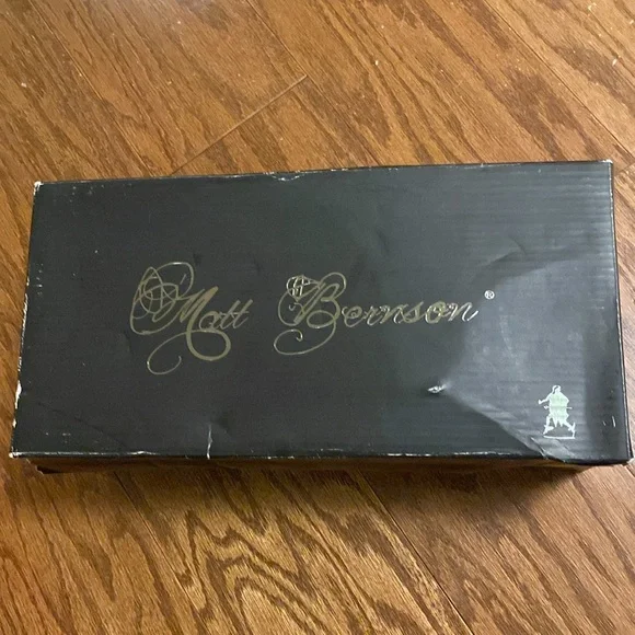 NIB - Matt Bernson The Love Sandal, Black Patent Leather Wrinkle. Size 8 - Picture 11 of 11